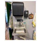 Hand Sink w/ Towel & Soap Dispensers