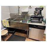 80ï¿½ 3 Compartment Sink
