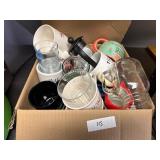 Assorted Mugs & Glasses