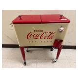 Coca-Cola Ice Chest on Casters