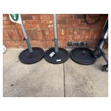 3 Outdoor Umbrella Stands