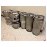 7x Assorted Kegs