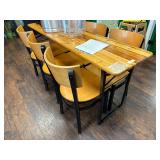 70ï¿½ Folding Table w/ 6 Chairs