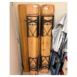 70ï¿½ Folding Table w/ 2 Bench Seats