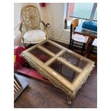Decorative Coffee Table & 2 Chairs