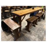 Custom Built 12' High Top w/ 6 Stools