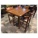 36' High Top Table w/ 2 Bar Stools