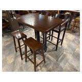 48' High Top Table w/ 4 Bar Stools