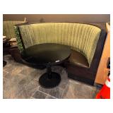 Half Round Booth Seat w/ 42' Table