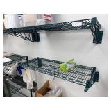 2x 36' Wall Mounted Wire Shelves