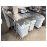 Regency 5' Stainless Steel Work Table