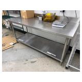 Regency 6' All Stainless Steel Work Table