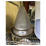 2 Conical Strainers