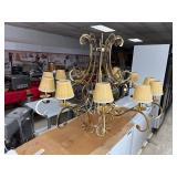 New! 2x Gold Chandelier 56ï¿½ x 48ï¿½