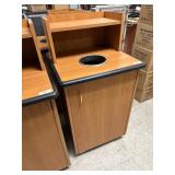 Wooden Trash Can