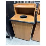 Wooden Trash Can