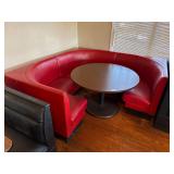7' Corner Booth & Table