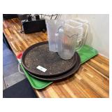 Serving Trays & Water Pitchers