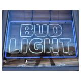 Bud Light Neon Bar Sign