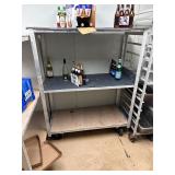 48' Aluminum Storage Rack On Casters