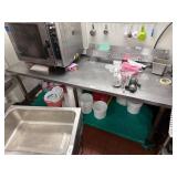 7' Stainless Steel Work Table