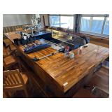 7' x 13' Butcher Block Bar Top