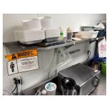 6' Stainless Steel Wall Shelf