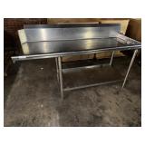 72' Stainless Steel Clean Side Dish Table