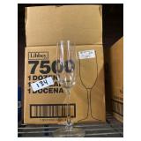 12 New! Liberty 8oz Flute Glasses