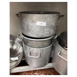 3 Large Stock Pots