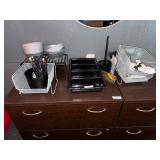 Assorted Silverware, Baskets etc