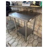 24ï¿½ All Stainless Steel Work Table