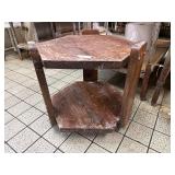 Wooden Stand on Casters