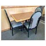 46' Dining Table w/ 4 Chairs