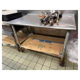 48' Stainless Steel Work Table
