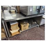 72ï¿½ x 54ï¿½ Stainless Steel Work Table