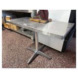 42ï¿½ Dining Height Stainless Steel Table
