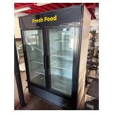 Like New! True GDM-49 2 Glass Door Refrigerator