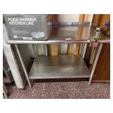 48ï¿½ All Stainless Steel Work Table w/ Can Opener
