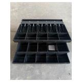 3x Assorted Cash Drawer Inserts