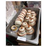 3 Pickle / Condiment Sets & 8 Bowls