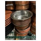 Dozen Metal 5' Bowls