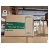 New! 6x Case of Fine Line Water Glasses
