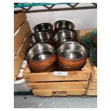 Like New! Case of 6' Metal Bowls