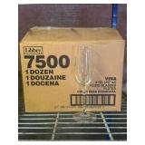 New! 12x Libbey 8oz Flute Glasses