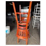 2x Wooden Bar Chairs