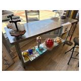 60' Stainless Steel Work Table