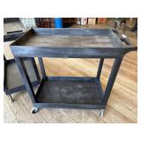 32' Black Plastic Bus Cart