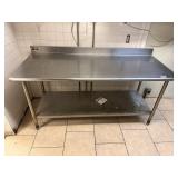 6' All Stainless Steel Work Table