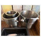 3 Champagne/ Wine Buckets
